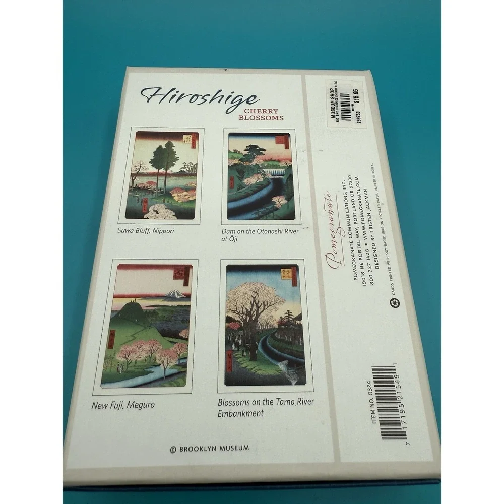 Hiroshige: Cherry Blossoms - Boxed Notecards - 17cards and envelopes 0324